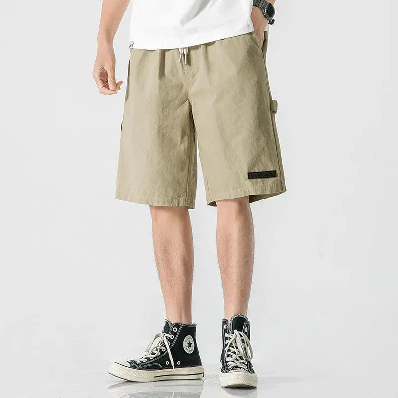 Cotton Drawstring Shorts