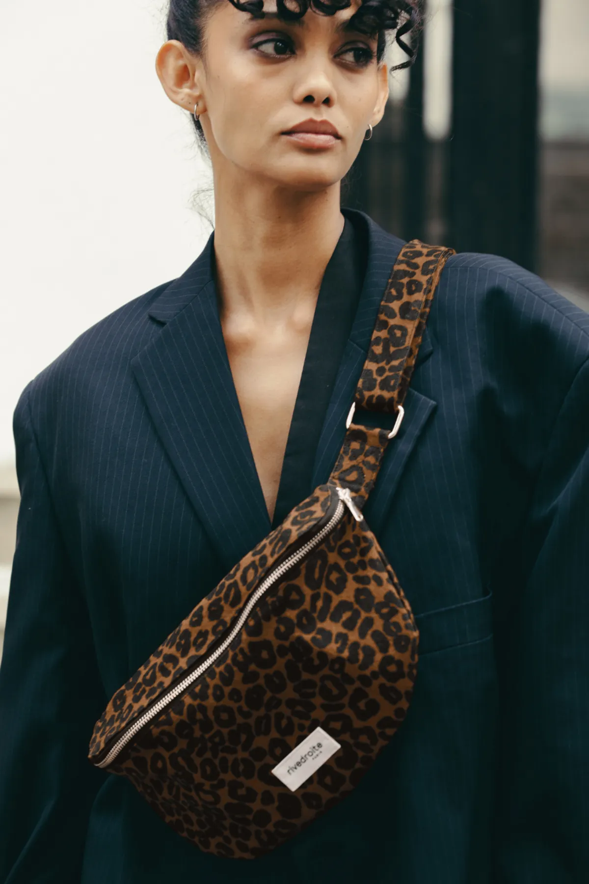 Custine Animal Print Belt Bag