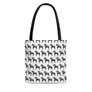 Dala Horse Print Tote Bag